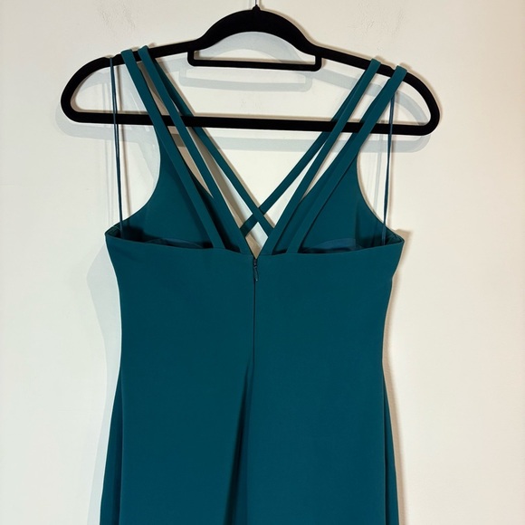 Likely Teal Leslie Trumpet Gown Size 2 - Picture 5 of 11